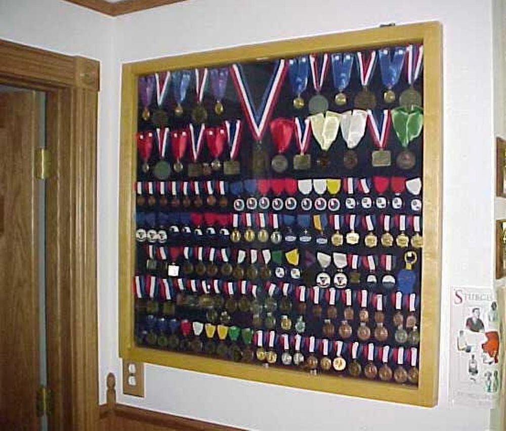 Sports Awards Display Case Medal Case Ribbons Case Medal Sports for dimensions 1000 X 852