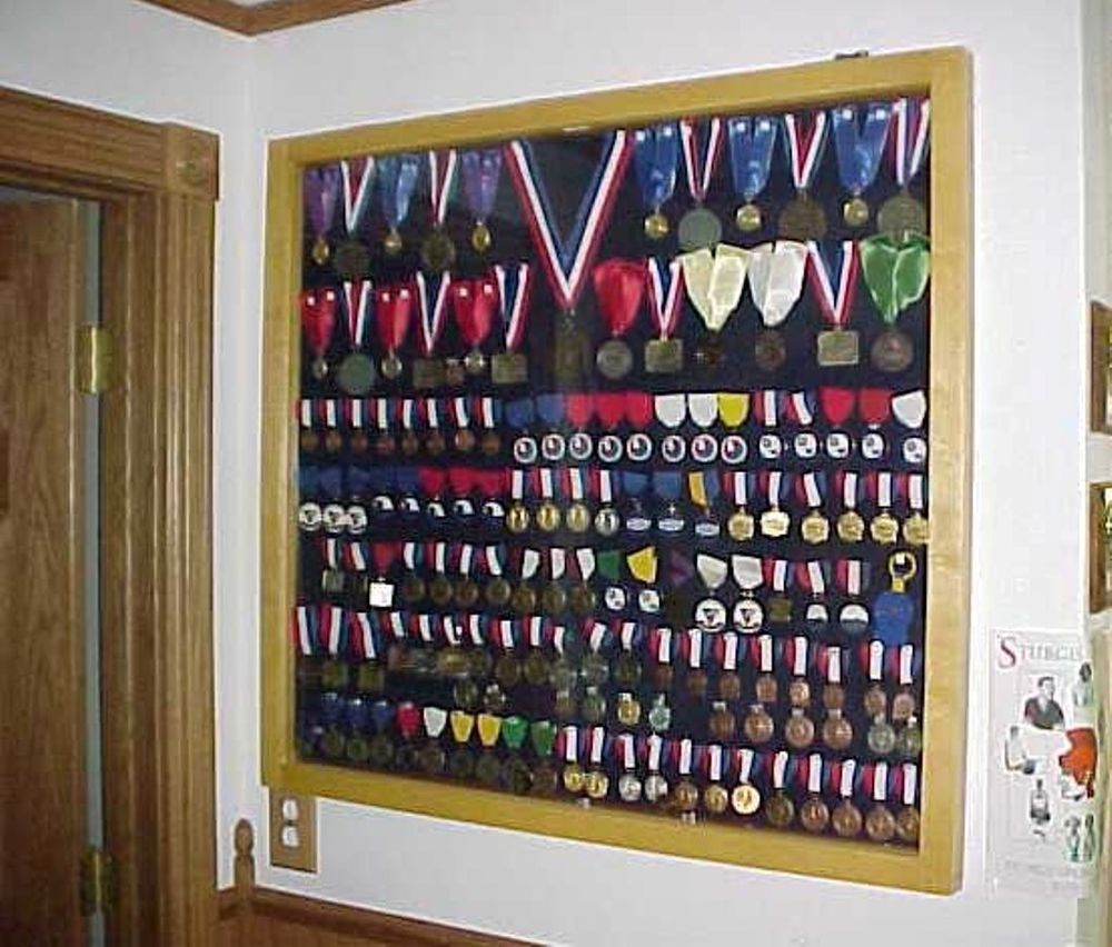 Sports Awards Display Case Medal Case Ribbons Case Medal Sports pertaining to measurements 1000 X 852