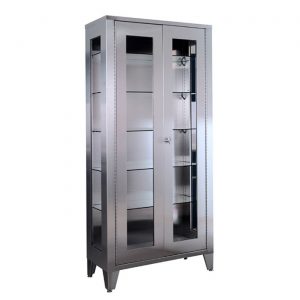 Stainless Steel Display Cabinet for dimensions 1400 X 1400