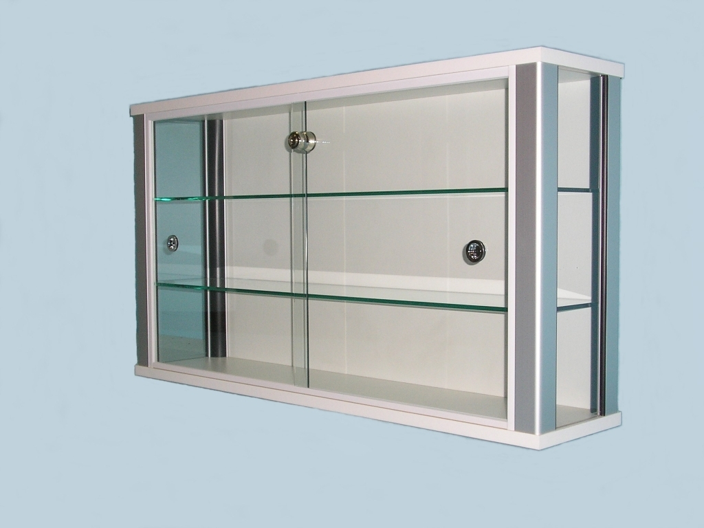 Storage Small Wall Display Cabinets With Glass Doors Curio Glass In for proportions 1024 X 768