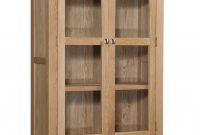 Storagedisplay Cabinets Dorset Light Oak Display Cabinet With within proportions 2488 X 3880