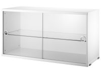 String System Display Cabinet With Sliding Glass Doors Nisse inside sizing 1200 X 900