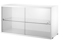 String System Display Cabinet With Sliding Glass Doors Nisse with sizing 1200 X 900