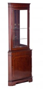 Superb Ashmore Reproduction Corner Display Cabinet Up To 40 in proportions 2272 X 4691