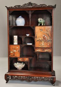 Superb French 19thc Japanese Style Display Cabinet Antiques Atlas throughout size 1000 X 1434