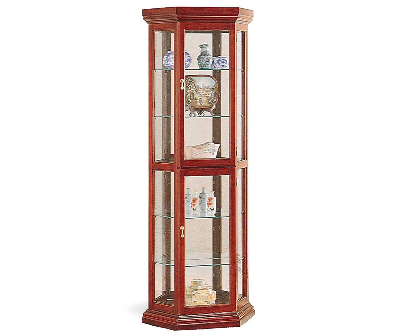 Tall Corner Display Cabinet With Glass Doors Divided Into Two Upper regarding dimensions 1300 X 1077