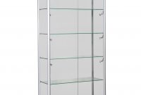 Tall Glass Display Cabinet With Doors And Five Shelves Inside Of regarding size 4215 X 4244