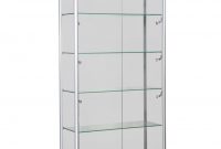 Tall Glass Display Cabinet With Doors And Five Shelves Inside Of with measurements 910 X 916