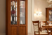 Treviso Ornate Cherry Wood 2 Door Glass Display Cabinet F D regarding dimensions 1024 X 1024