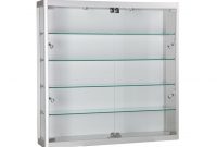 White Wall Mounted Display Cabinet With Glass Doors Square Shaped Of regarding sizing 1024 X 1024