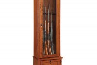 Wood And Glass Door Locking Eight Gun Display Cabinet Free pertaining to proportions 2300 X 2300