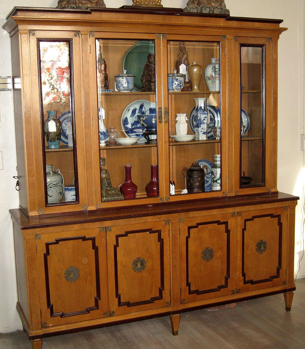 Wooden Display Cabinet Edgarpoe for proportions 1024 X 1173