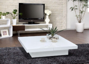 1005c Modern White Lacquer Coffee Table New Boutique Coffee regarding dimensions 1200 X 863