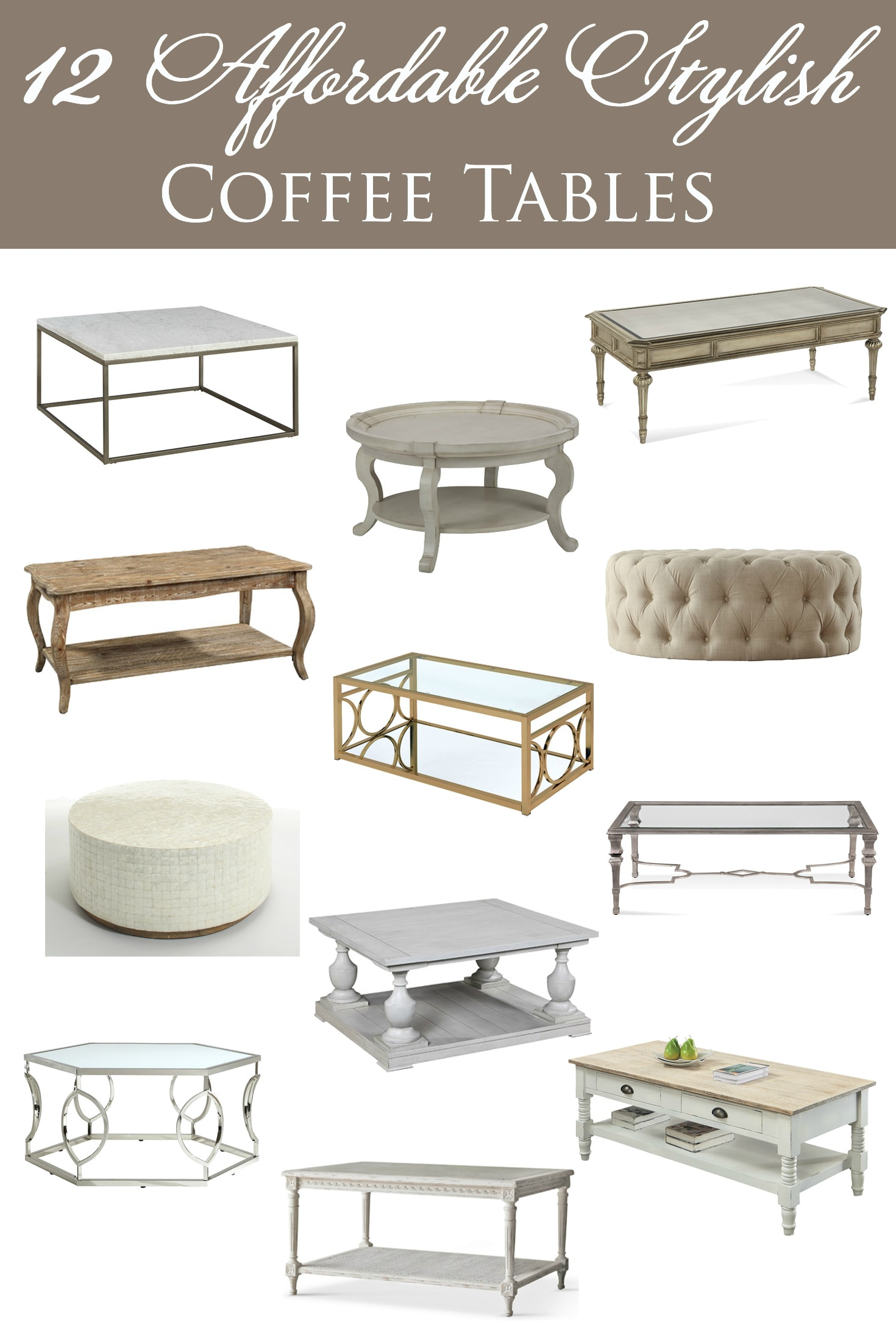 12 Affordable Stylish Coffee Tables inside size 1470 X 2204