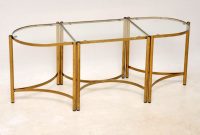 1960s Vintage Brass Coffee Table Side Tables Interior Boutiques with size 1233 X 1235