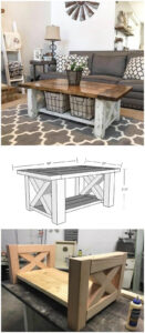 20 Diy Farmhouse Coffee Table Ideas Diy Home Decor Farmhouse inside size 700 X 1600