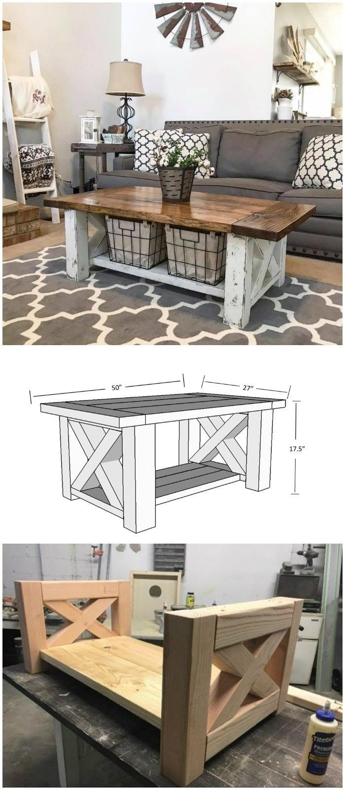 20 Diy Farmhouse Coffee Table Ideas Diy Home Decor Farmhouse inside size 700 X 1600