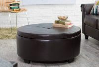 36 Top Brown Leather Ottoman Coffee Tables throughout dimensions 2400 X 2400