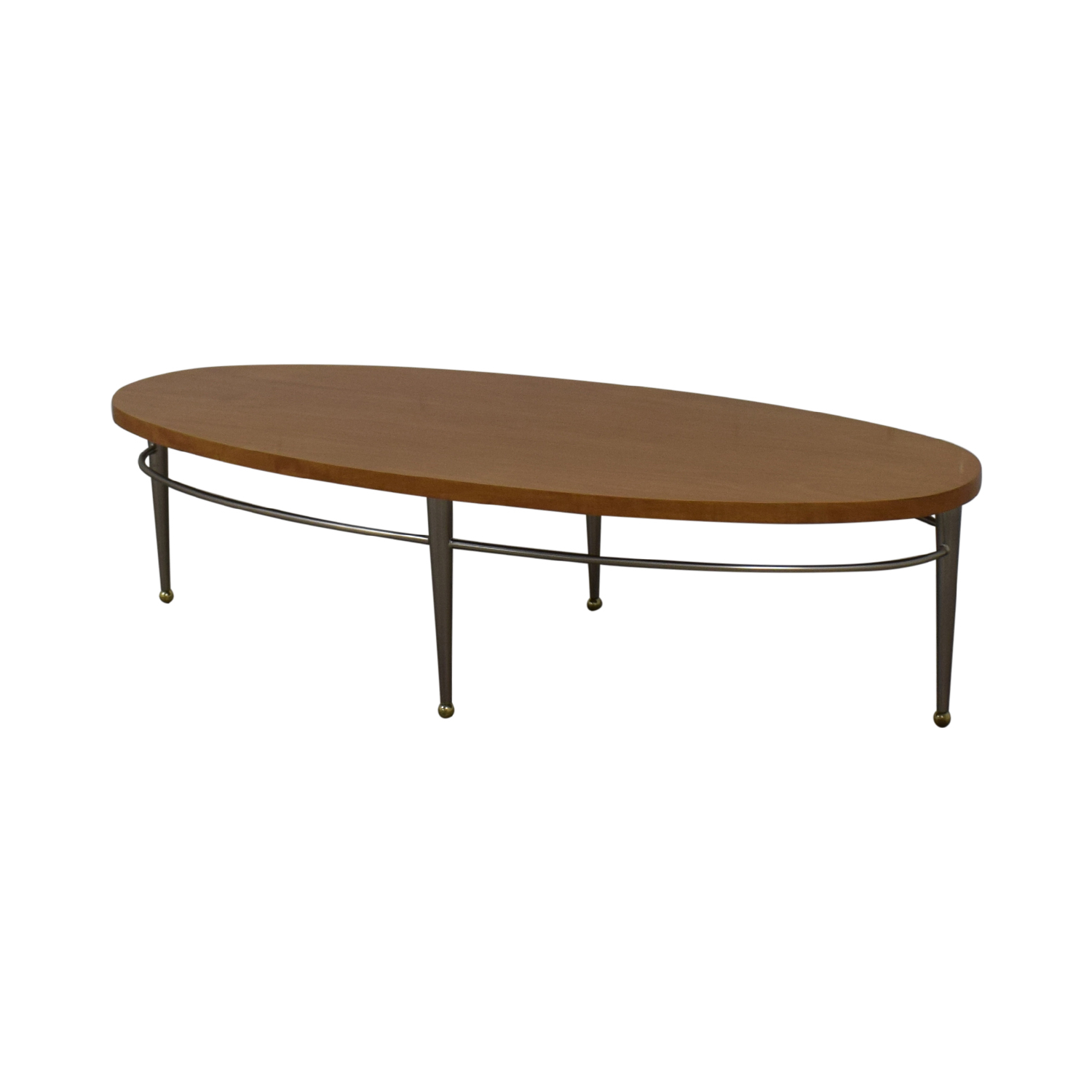 75 Off Ethan Allen Ethan Allen Round Wood Coffee Table Tables pertaining to dimensions 1500 X 1500