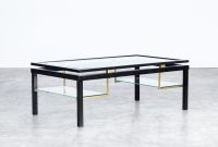 80s Coffee Table Metal Glass And Brass Barbmama for dimensions 1538 X 1538