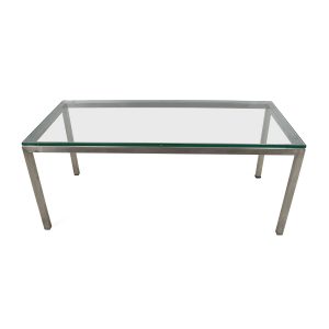 82 Off Room Board Room And Board Glass Coffee Table Tables with regard to measurements 1500 X 1500