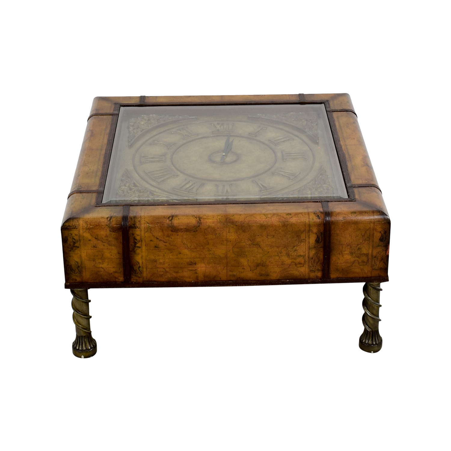 90 Off Glass Clock Top Coffee Table Tables in proportions 1500 X 1500