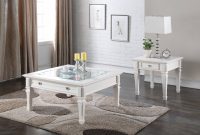 Acme Furniture Adalyn Modern White 3pc Coffee Table Set The Classy pertaining to size 5536 X 3552