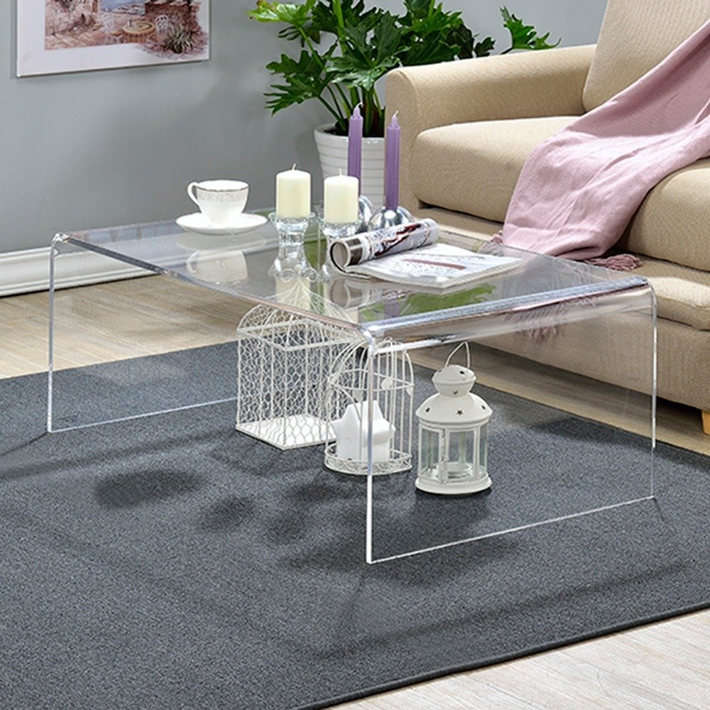 Adair Acrylic Coffee Table • Display