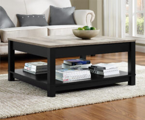 Ameriwood Furniture Carver Coffee Table Black pertaining to sizing 2000 X 1656