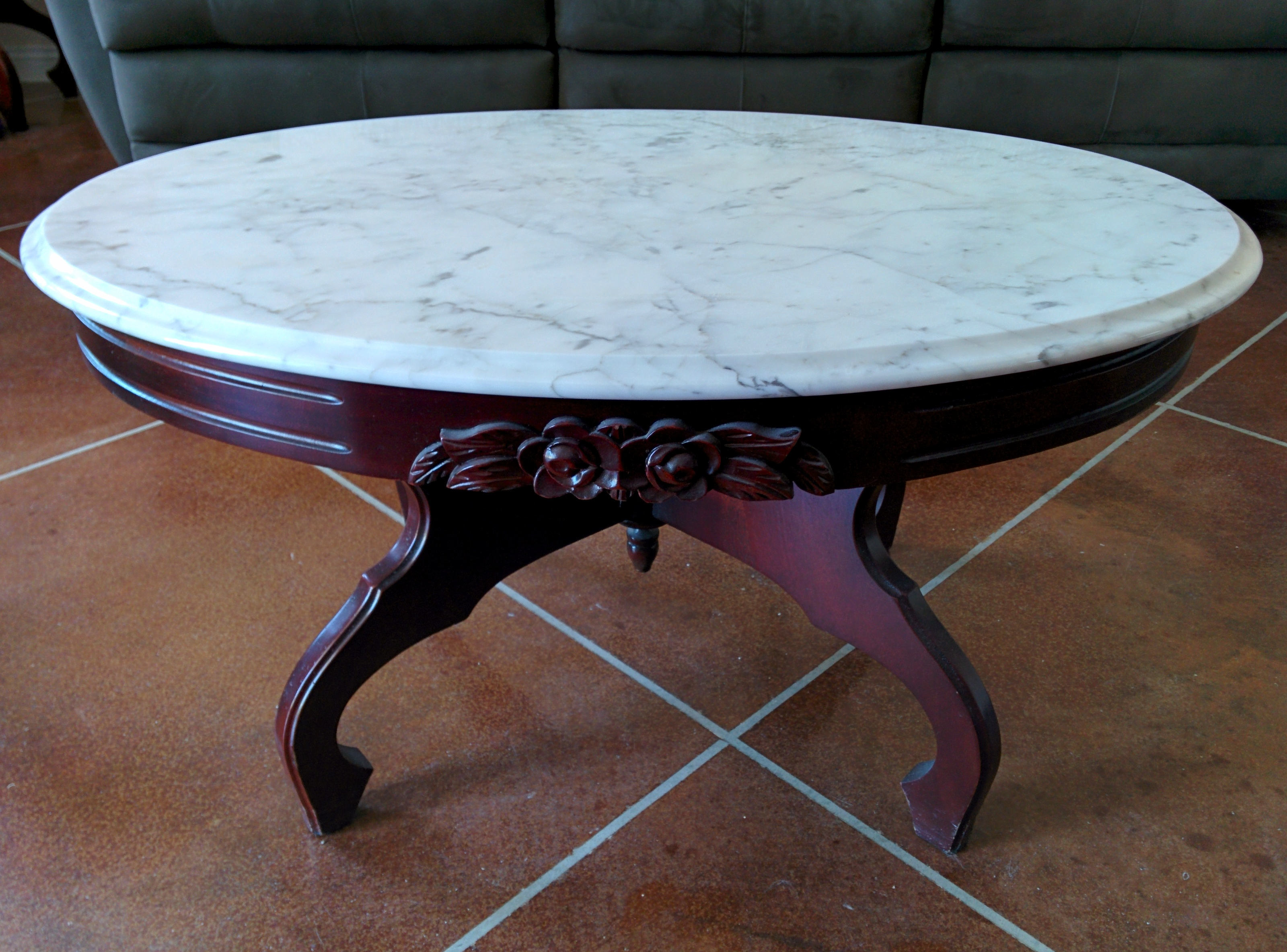 Antique Marble Coffee Table Hipenmoedernl within measurements 3200 X 2368