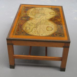 Antique World Map Coffee Table Les Trois Garons in proportions 2736 X 2736