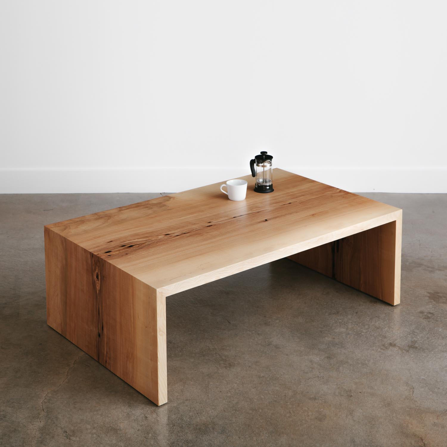 Ash Coffee Table Elko Hardwoods Modern Live Edge Furniture for dimensions 1500 X 1500