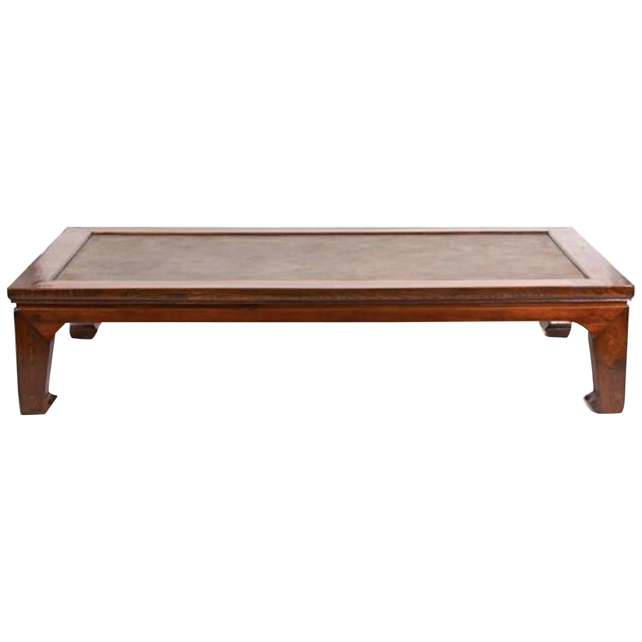 Asian Style Coffee Table With Inset Woven Cane Top At 1stdibs throughout measurements 2093 X 2093