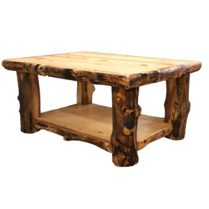 Aspen Log Trim Coffee Table within dimensions 1200 X 1200