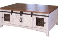 August Grove Frausto Barn Door Coffee Table With Storage Wayfairca in sizing 2953 X 1806