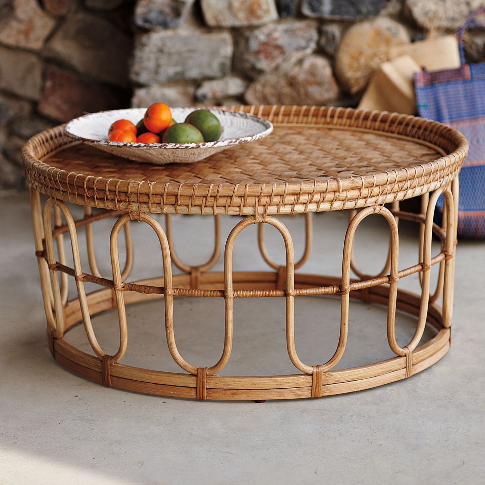 Banda Coffee Table Serena Lily Home Sweet Home Rattan Coffee with dimensions 1575 X 1575