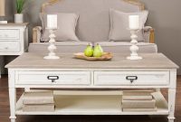 Baxton Studio Dauphine White And Light Brown Coffee Table 28862 6029 throughout proportions 1000 X 1000