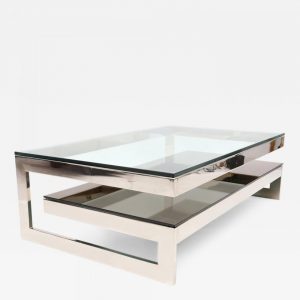 Belgo Chrome Chrome G Coffee Table in proportions 1400 X 1400