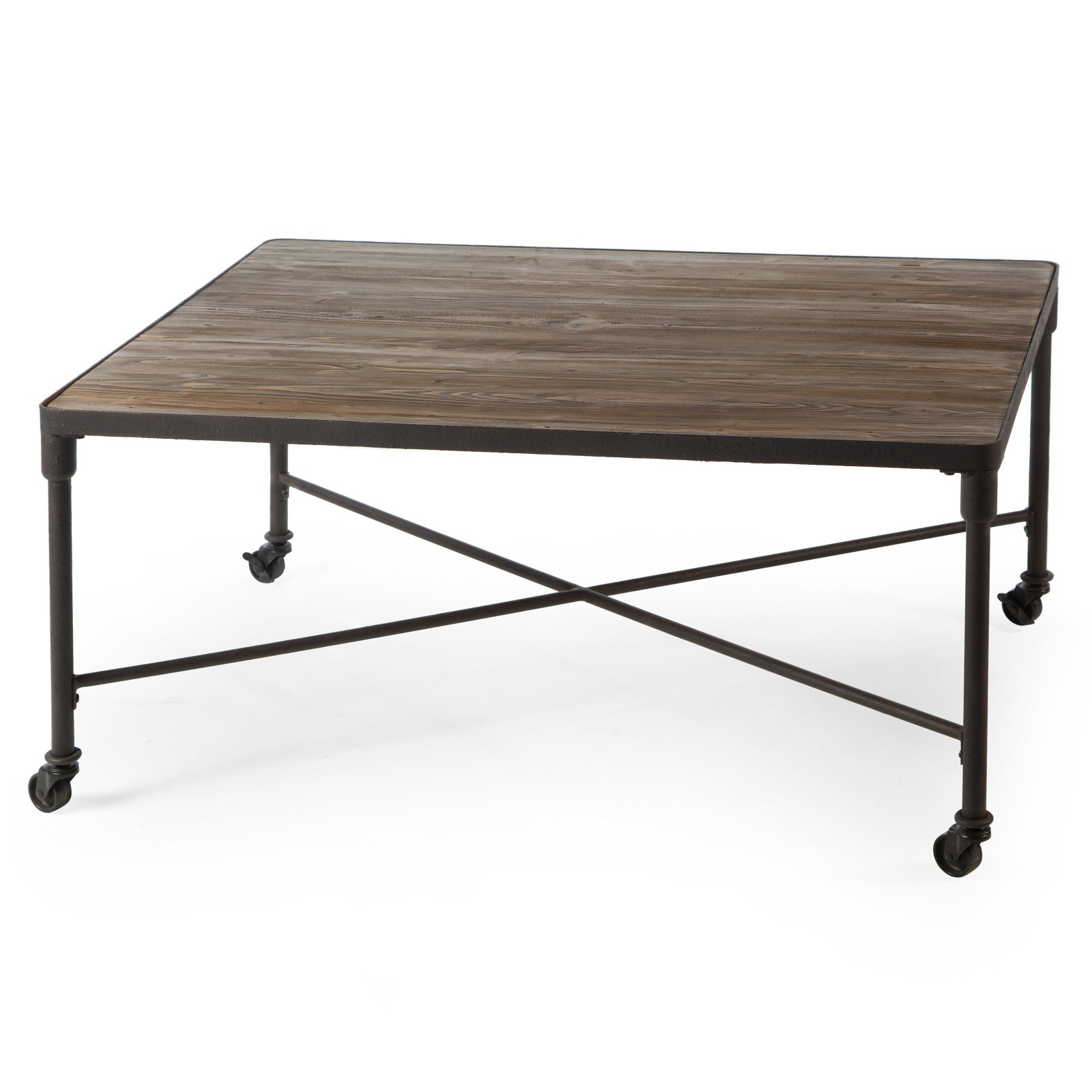 Belham Living Franklin Reclaimed Wood Industrial Coffee Table regarding measurements 1600 X 1600 Belham Living Franklin Reclaimed Wood Industrial Coffee Table regarding measurements 1600 X 1600