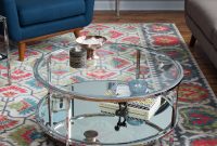 Belham Living Lamont Round Coffee Table Chrome Hayneedle for size 1600 X 1600