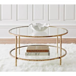 Bella Aged Gold Coffee Table Coffee Tables Gold Glass Coffee inside measurements 1000 X 1000