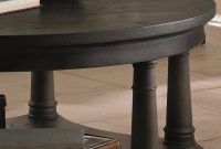 Bernhardt Belgian Oak Round Chairside Table Made Of White Oak regarding dimensions 968 X 1452