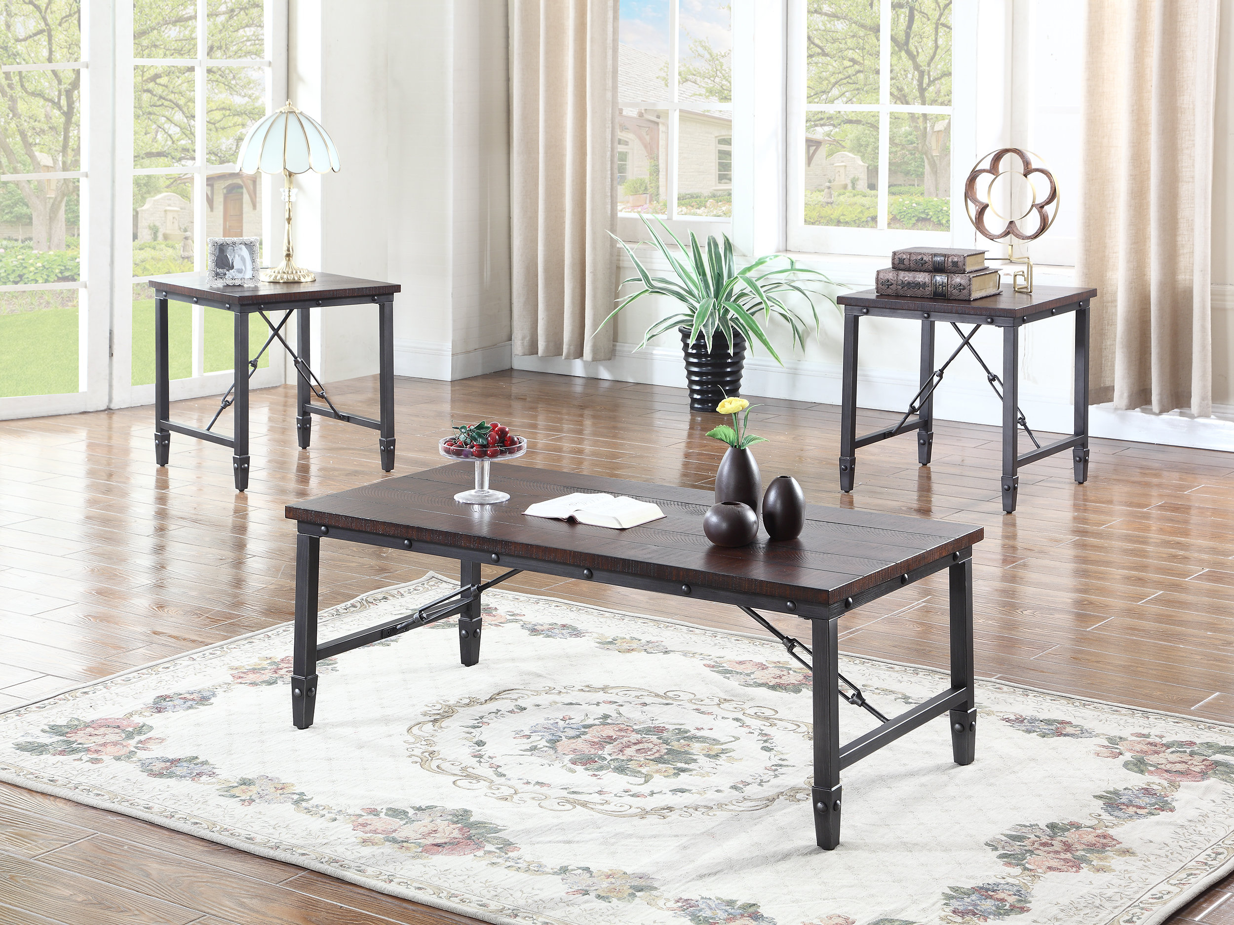 Wayfair Coffee And End Table Sets • Display Cabinet