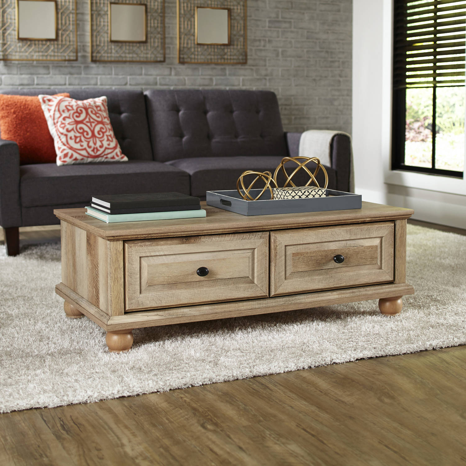 Crossmill Collection Coffee Table • Display Cabinet
