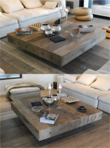 Big Square Coffee Table Wood Hipenmoedernl within sizing 1602 X 2145