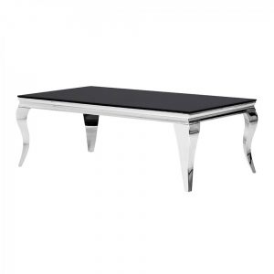 Black Glass Top Coffee Table inside measurements 1750 X 1750