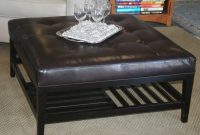 Black Leather Ottoman In New Look Royals Courage throughout measurements 1358 X 1025