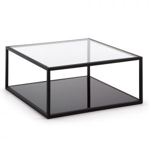 Blackhill Black Square Coffee Table Kave Home with sizing 2000 X 2000