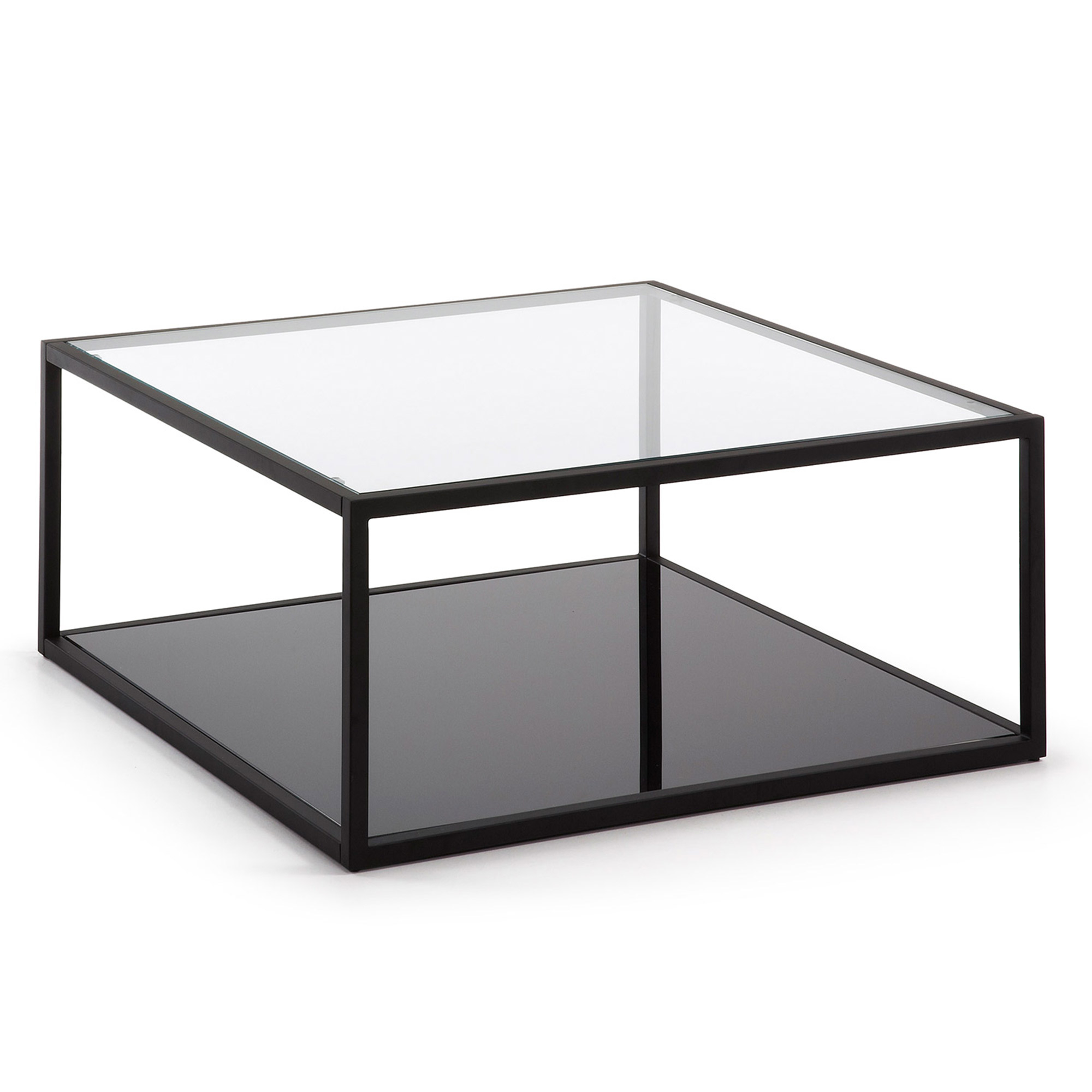 Blackhill Black Square Coffee Table Kave Home with sizing 2000 X 2000