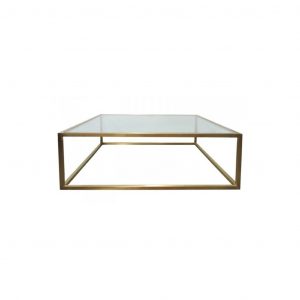 Bogart Square Brass Coffee Table Coffee Tables Tables Ido throughout sizing 1024 X 1024